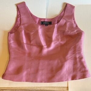Kasper Sleeveless Pink Blouse